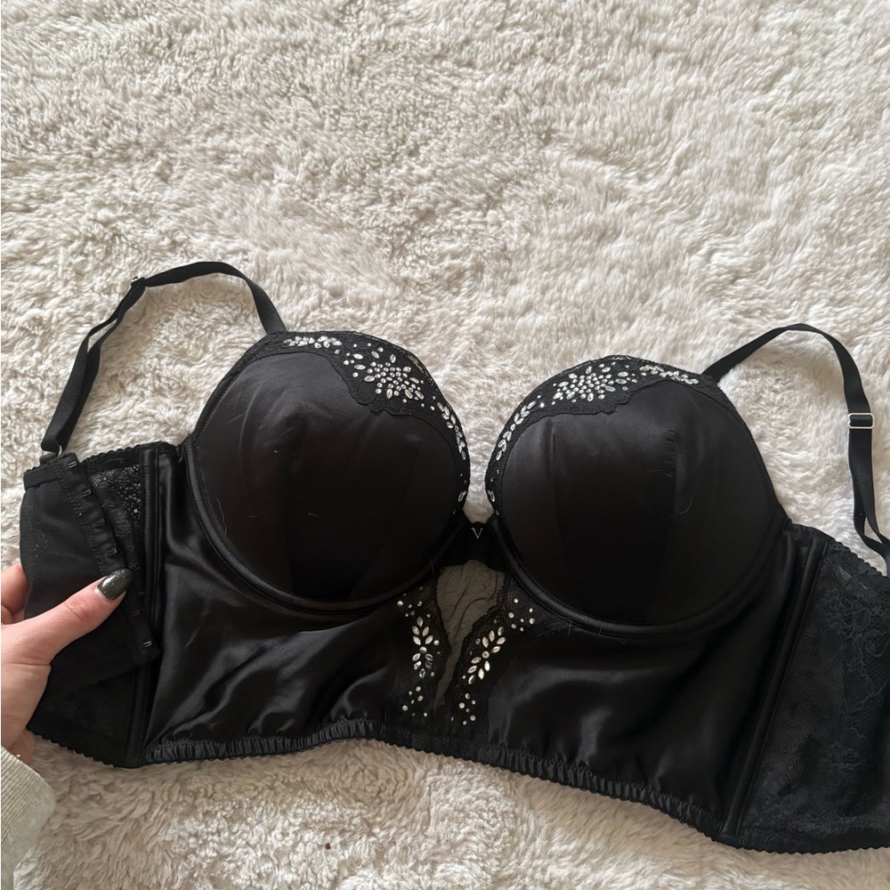 Black VS Corset Bra